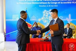La RDC et la Chine renforcent leur coopération dans le domaine du développement de l'économie numérique